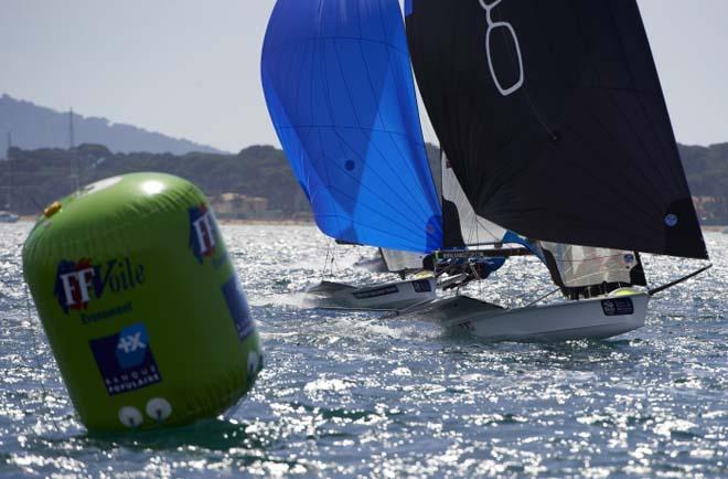 49erFX medal race - 2014 ISAF Sailing World Cup Hyeres © Franck Socha
